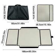 Jigsaw Puzzle Board For 1000 Pieces 65 X 22in Puzzle Storage Mat Portable - White - View 2