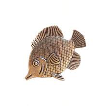 黃銅魚家居裝飾：可愛魚雕塑家居裝飾 - 無需電源 - 適合客廳和辦公室 - 動物愛好者和家居裝飾愛好者的理想禮物 - 動物 - 查看 5