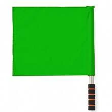 Banderas de salida de mano rojas y blancas de varias piezas, banderas de mando con asta de acero inoxidable, banderas de árbitro para día deportivo, banderas de señalización escolar de para múltiples escenarios - multicolor - Ver 13