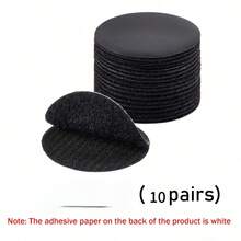 20/50pcs (10 Pairs/25 Pairs) 2-Inch Heavy Duty Non-Slip Grippers, Suitable For Home, Office, Gym - Reusable Self-Adhesive Hook And Loop Pads, Removable Adhesive Backing, Washable, For Carpets, Bedsheets, Sofa Cushions, Protective Pads - Multicolor - View 11