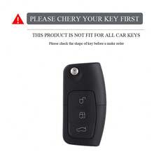 For Key Fob Cover, Premium Hard ABS Key Case Cover Compatible With For /Focus/Galaxy/Fusion/Mondeo/Kuga Car Key, 3 Button - Type a - View 3