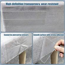 1 Roll Cat Scratch Couch Furniture Protector, Self-Adhesive & Cuttable Furniture Scratch Protector Pad, Wear-Resistant Wall & Sofa Guard, Multi-Functional Cat Scratcher 196 * 17.72in - 45*300 - View 9