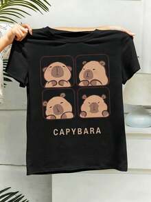 Women T-Shirts - Black - View 2