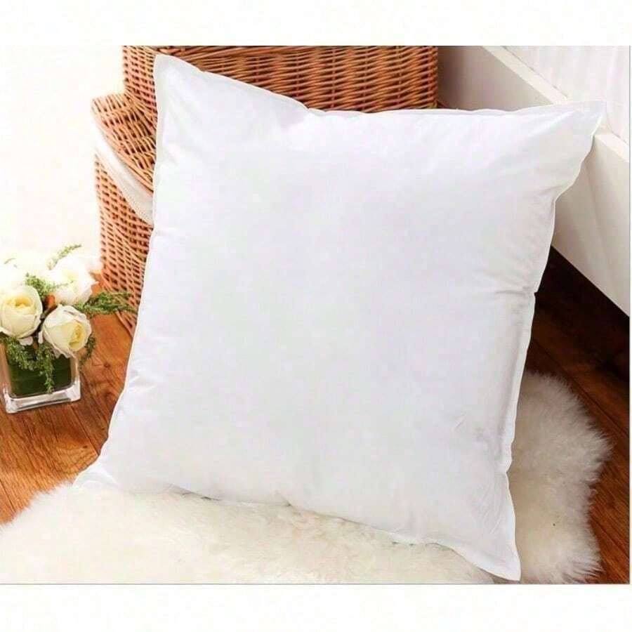 Ultra Soft Breathable Polyester Cushion Insert Anti-Allergy Elastic Square Pillow Inner Pad Washable Support Pillow Core Household Living Room Accessory - 20 X 20 Inches(50*50cm) - View 1