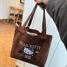 SANRIO 女款大容量托特包/單肩包/旅行包，可愛大容量多功能通勤包，適合旅行、上學、工作、外出，便攜時尚，度假與健身完美選擇，海灘、郵輪度假必備海灘包 - 彩色 - 查看 18