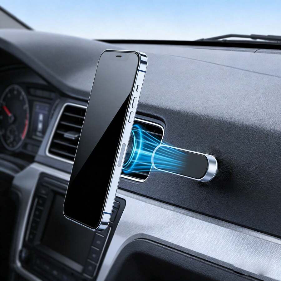Soporte magnético para teléfono muy atractivo, adecuado para uso en automóvil y escritorio, con imanes potentes para una sujeción segura, compatible con múltiples modelos de teléfonos