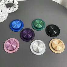 Electroplated Solid Color Magnetic Holder Stand, Stable Desktop Stand Suitable For Phone Telescopic Stand, Pop-Up Socket Phone Grip, Phone Accessories, Phone Decor, Phone Essentials, Phone Pull-Out Stand, Phone Grip, Small Gift For Lover, Relatives, Friends - Multicolor - View 2