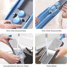 Multi Functional Vegetable Chopper, Professional Onion Chopper, Suitable For Onions, Potatoes, Tomatoes, Vegetables, Cucumbers, Kitchen Food Slicer With Container, Kitchen Small Tools, Kitchen Supplies, Suitable For Quick Use In Homes/Restaurants - Multicolor - View 11