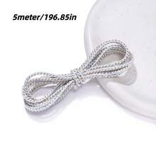 2/5meter Artificial Cotton Braided Cord Thread, 3mm DIY Beading Rope For Jewelry Making, Handmade Accessories - Braided Rope - View 30
