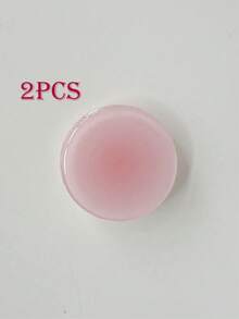 1個圓形純色漸層環氧樹脂氣墊手機支架，創意慵懶風桌面伸縮折疊手機架，背膠可拉伸手機支架 - 2PCS - 查看 10
