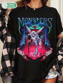 Women T-Shirts - Black - View 6