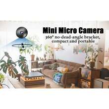 O3 Only 0.91-Inch Mini Wireless WiFi Hidden Home Camera, Real-Time Monitoring With Built-In Video/Audio And Infrared Night Vision Function, Wireless WiFi Powered Without Plugging In. - Black - View 8