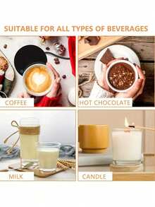 4-Inch USB Powered Coffee Cup Warmer - Keeps Beverages Warm Up To 55°C, Suitable For Coffee, Tea, Water And Chocolate - Stylish Silver Design - Silver - View 4