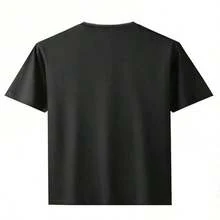 Camiseta de Hombre Negra con Estampado Gráfico 'El Mejor Papá del Mundo' para el Día del Padre - Negro - Ver 2