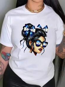 Women T-Shirts - [White] - View 1