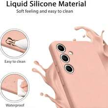 Liquid Silicone Phone Case Compatible With Samsung Galaxy S25 Ultra And 13/16 Pro Max/11, Waterproof, Shockproof, Drop-Proof, Scratch-Resistant. - Pink - View 3