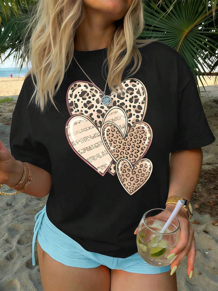 Women T-Shirts - Black - View 1