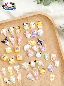 SANRIO 30克三丽鸥系列可爱卡通树脂吊坠，DIY饰品制作配件，适用于项链、耳环、包包等手工制作 - 期間 - 查看 9