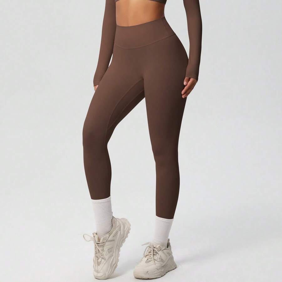 Pilates Set - 7100 Trousers - Chestnut - View 1