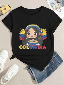 Women T-Shirts - Black - View 2