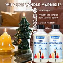 Candle Varnish Glossy Protective Lacquer For Candles, 100ml/200ml. - Candle Varnish - 查看 5