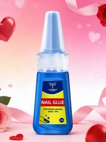 COLOURSMILE 20g Super Strong Air Dry Nail Glue, No UV Lamp Required, Waterproof & Long Lasting, Suitable For Press-On Nails, Acrylic Nail Tips, Nail Repair And Daily Manicure - 20g - View 8
