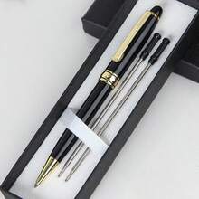 Bút bi xoắn kim loại in logo tùy chỉnh, bút ký cao cấp phù hợp cho doanh nghiệp, học sinh, văn phòng và quà tặng doanh nghiệp. Giao màu ngẫu nhiên. - Phiên bản nâng cấp - đóng hộp - Xem 1