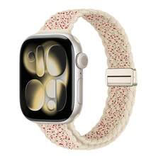 40mm 41mm 42mm 38mm 44mm 45mm 46mm 纖細彈性尼龍編織磁吸錶帶，適合男女使用，相容 Series 11 10 9 8 7 6 5 4 3 SE 2 1 - 42/44/45/46/49mm - 查看 16