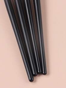 ronshadow Bộ 4 cọ trang điểm mắt đa năng - Cọ tán phấn mắt, cọ làm mờ, cọ vẽ chi tiết, cọ che khuyết điểm, cọ lấy phấn dễ dàng, dụng cụ trang điểm mắt hoàn chỉnh - màu đen - Xem 7