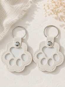 1pc Commemorative Leather Pet Hair Keepsake Bag - Multipurpose Portable Keychain, Suitable For Cats And Dogs, Pet Memorial Hair Storage Box - Multicolor - View 27