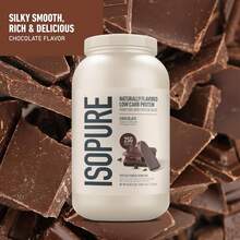 Isopure Low Carb 100% Pure Whey Isolate Protein Powder, Lactose Free, Gluten Free, With Vitamins, Chocolate, 25g Protein Per Serving, 3 Lbs, 42 Servings (Packaging May Vary) - ColorA - View 3
