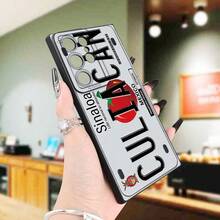 Phone Case - Ins Style, Culiacán Mexico License Plate Pattern, Lightweight Luxury, Durable, For Samsung Galaxy A15/A05/A05S/A34/A25/A14/A54/A52/S23/S21/S20/S24/S25/Ultra/Plus/Fe/+/S/4G/5G, Black Painted Protective Case - 樣式 1 - 查看 5