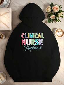 Compatible With The Talentless But Connected Hoodie, Warm Cotton Blend, Essential For Fall And Winter Casual Wardrobe, Versatile Hoodie - Comfortable Everyday Wear, Perfect Gift_903 - 黑色 6 - 查看 7