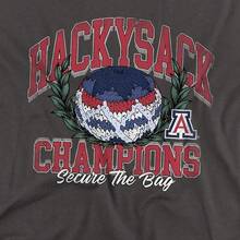HackySack Champs Unisex Adult Top - Large + Charcoal - View 2