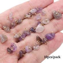beadia 5/10pcs 5-10mm Asymmetric Natural Stone Pendant - Used For DIY Jewelry Making Necklaces, Bracelets, Accessories And Supplies - Irregular Shapes - View 13