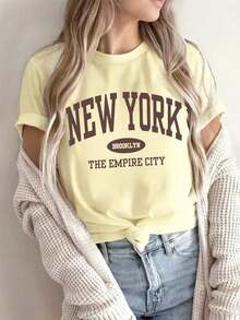 Women T-Shirts - Yellow - View 1