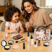 10/14PCS Girls' Pretend Makeup Toy Set, Lipstick, Powder Blush, Children's Makeup Set, Toy Cosmetic Set (Not Real Cosmetics), Suitable For Girls Ages 3–10, Ideal For Birthdays And Holidays - Multicolor - View 7