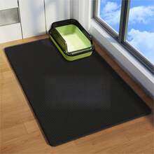 Extra Large Double-Layer Cat Litter Mat, Splash-Proof And Leak-Proof EVA Material, Prevents Cat Litter Scattering, Non-Slip, Washable, Waterproof, Odor-Resistant And Easy To Clean | Washable Cat Mat | Durable Cat Mat - Multicolor - View 14