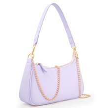 Purses For Women Shoulder Bag And Handbags, Small Leather Hobo Purse With Removable Straps Cute, Retro - Lavender - View 9