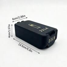 1pc .22 Caliber Bullet Cartridge Box, 3D Printed Portable Micro Storage Container, Outdoor Mini Organizer - Multicolor - View 3