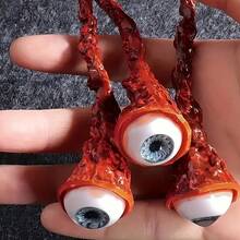 Movie-Quality Prop, Prank Toy, Horror Prop, Bloody Eyeball, Eye, Eyeball, Gag Gift, April Fool's Day Toy, Party Surprise Toy, Cheap, Photography And Special Effects, Excellent Scare Effect (Pupil Color Random) Halloween - Multicolor - View 4