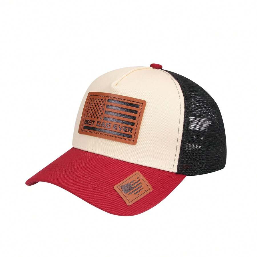 Polo de golf , Gorra de golf, Gorra de golf, Gorra de golf, Para hombre, Para mujer, Gorra con visera, Sombrero de sol para mujer, Nueva gorra de béisbol más vendida, Gorra de pico de pato con bandera americana, Gorra de campaña electoral con etiqueta de cuero, Gorra de protección solar, Gorra de camionero 2026 - Rojo - Ver 1