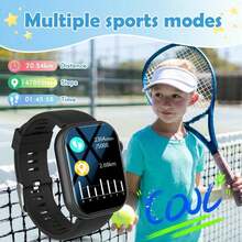 Kids Smart Watch With Music Control, Call Reminder, Pedometer, Customizable Wallpaper, Compatible With IOS And Android, Fashionable Gift For Boys And Girls - View 4