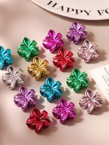 10/20/30 pezzi Fermagli per capelli a forma di fiore di margherita colorati stile retrò minimalista, accessori per capelli eleganti e chic stile bohémien per uso quotidiano, feste, vacanze e spiaggia - Multicolore - Visualizzare 5