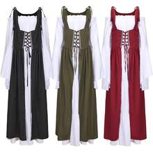Women Maxi Dresses - Green [lace Trim] - View 5