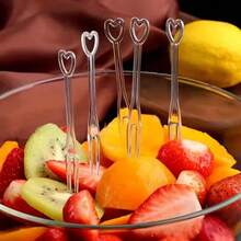 Transparent Disposable Fruit Forks, Thickened Plastic Fruit Picks, Small Cake Dessert Forks, Portable Multi-Purpose Pastry Salad Fruit Picks, Suitable For Parties, Weddings, Birthdays, Gatherings, Daily Home Kitchen, Baking, Cafes, Hygienic Practical Disposable Tableware, Convenient Takeout Dessert Utensils, Multi-Scenario Daily Use, Lightweight Durable Snack Fruit Dessert Auxiliary Tableware, Essential For Home, Restaurant, Outdoor Gatherings - Transparent - View 8
