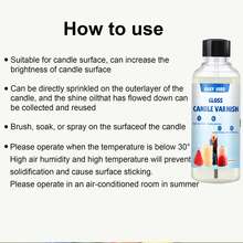 Candle Varnish Glossy Protective Lacquer For Candles, 100ml/200ml. - Candle Varnish - 查看 3