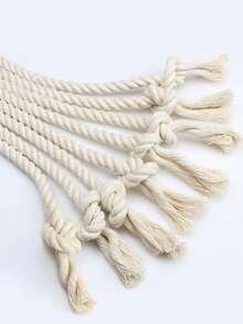2pcs/4pcs Set, Beige Woven Tie-Back, Modern Minimalist Style Faux Linen Material Curtain Tiebacks, Suitable For Home Decor - Beige - View 9