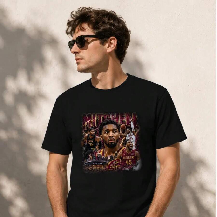 Men T-Shirts - 黑色 - 查看 1