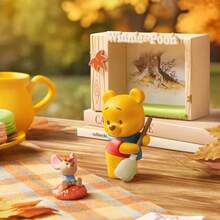 Miniso 迪士尼小熊维尼秋季郊游系列风景盲盒摆件，树脂材质，秋季景色细节，桌面摆件（1件随机发货） - 彩色 - 查看 6